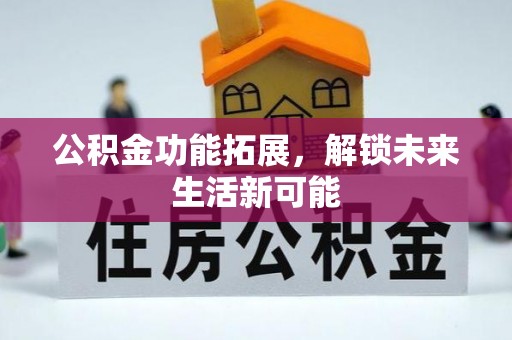 龙文公积金功能拓展，解锁未来生活新可能